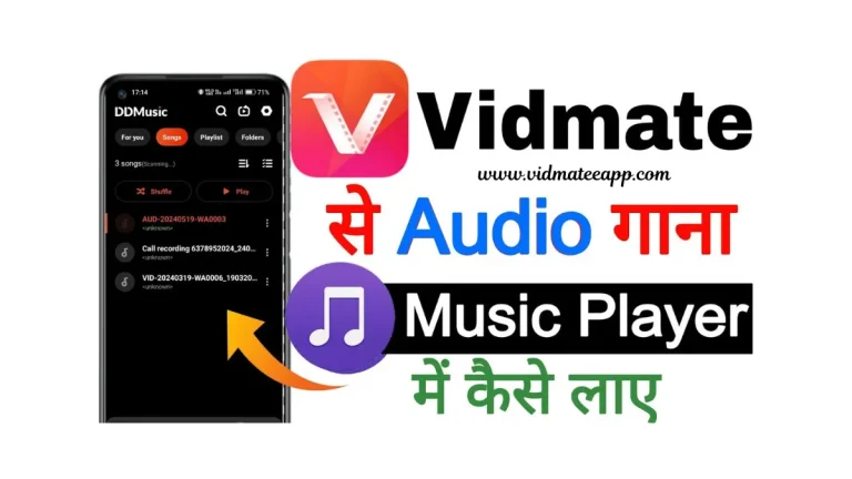 use vidmate for MP3